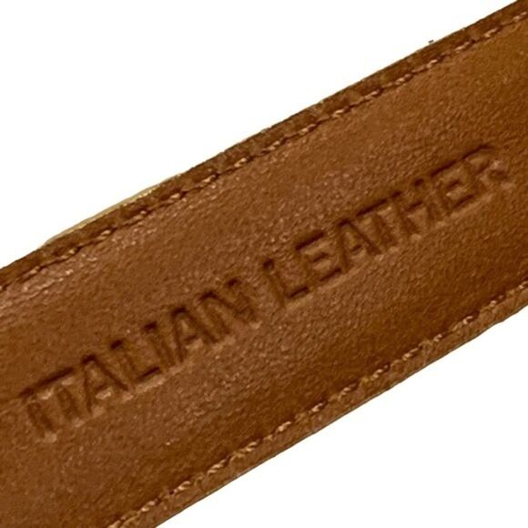 Lauren Ralph Lauren Pink‎ Alligator Italian Leather Belt M main image 5